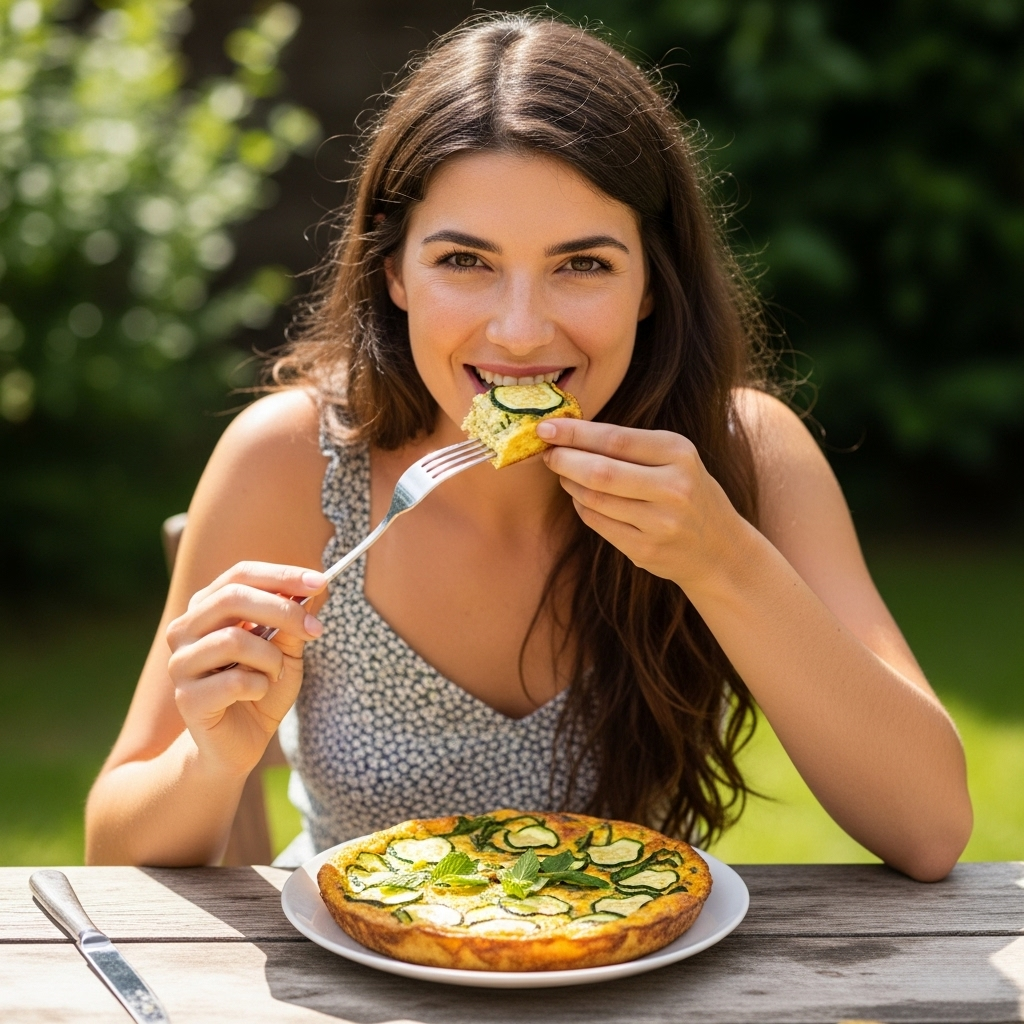 Frittata di Zucchine e Menta